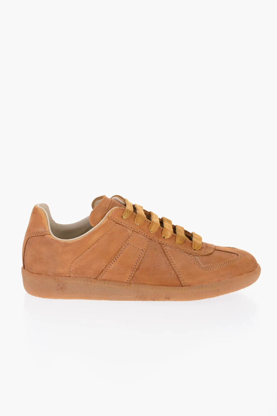 Maison Margiela Mm22 Lace-Up Sneakers With Visible Stitching