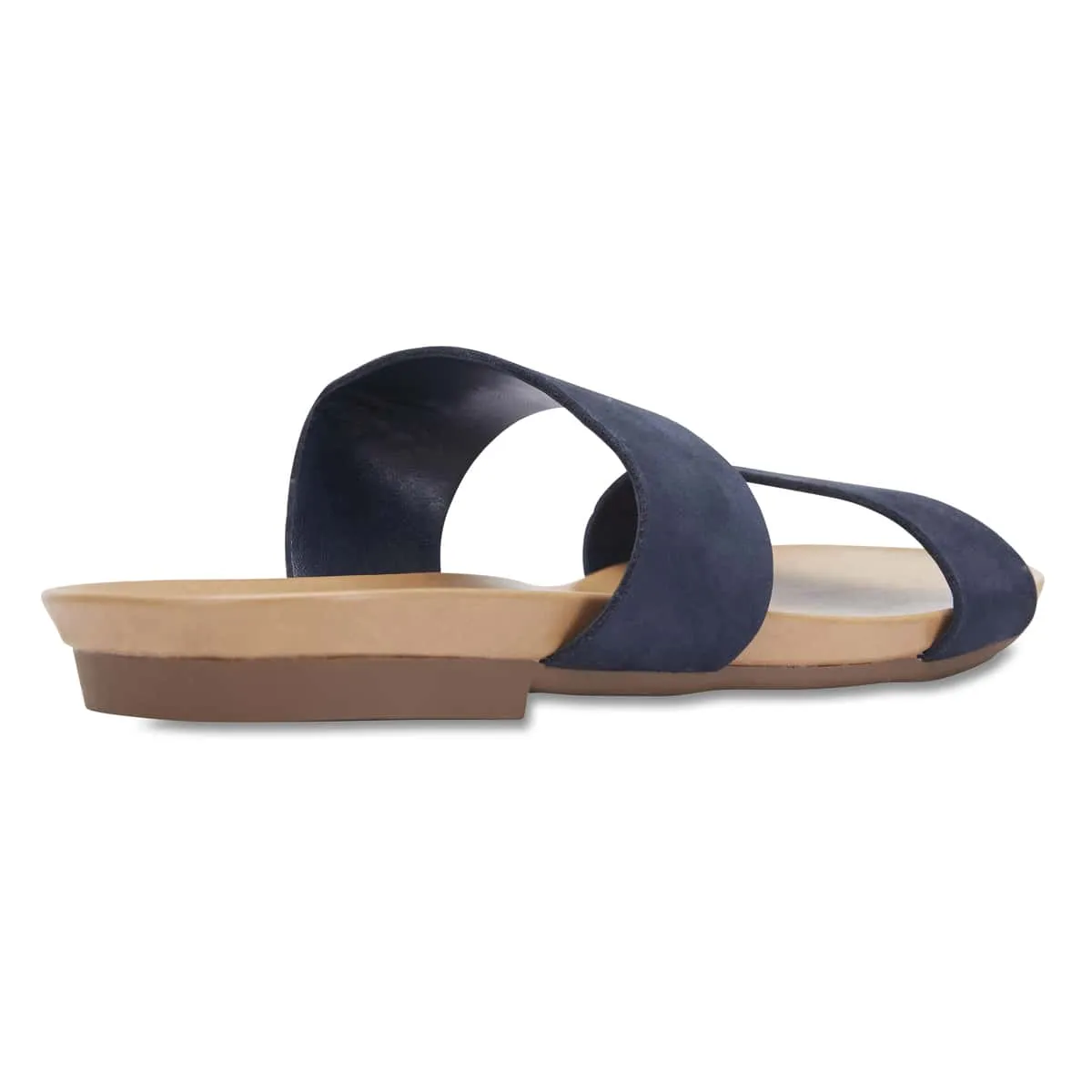 Malibu Sandal in Navy Leather