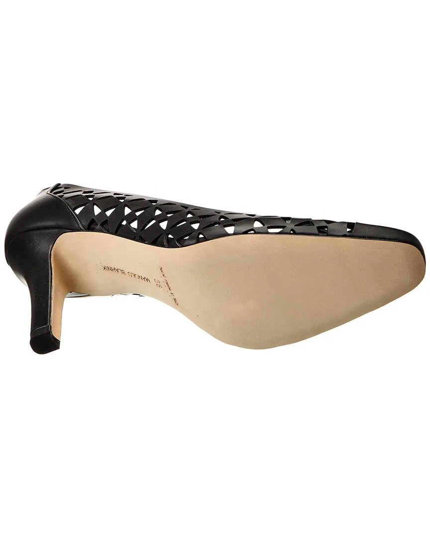 Manolo Blahnik Tolvina 90 Leather Pump