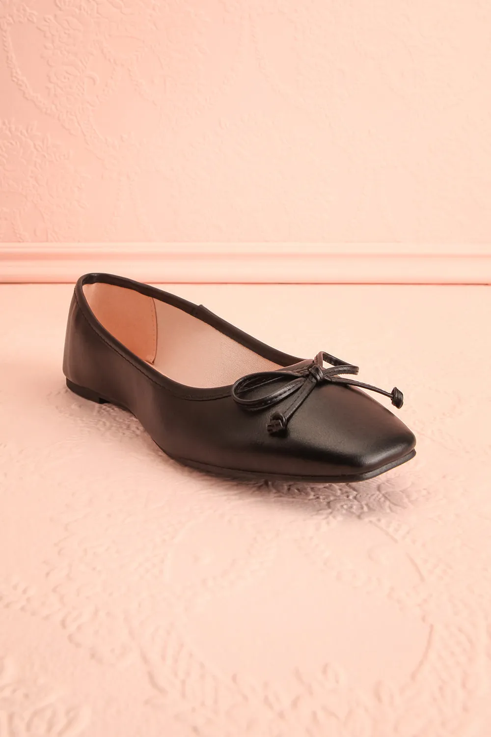 Maree Black | Ballet Flats w/ Bow