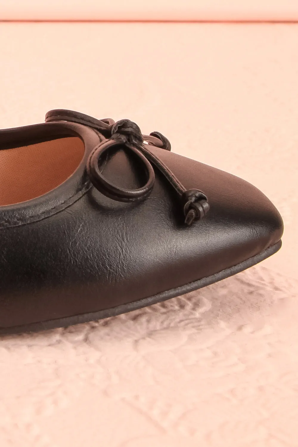 Maree Black | Ballet Flats w/ Bow