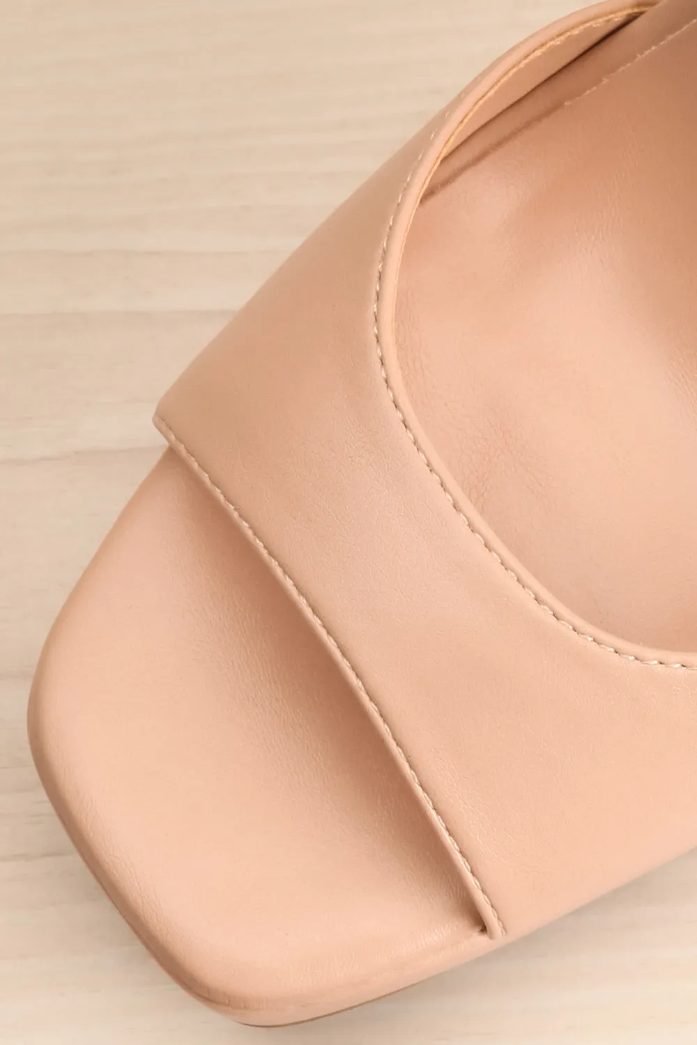Mariguana Beige | Platform Heeled Sandals