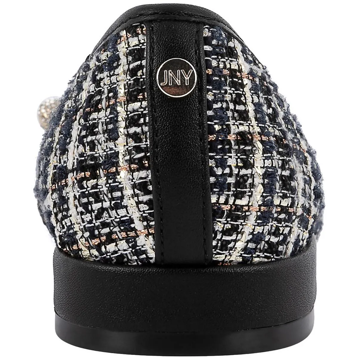 Marios Womens Bow Knit Ballet Flats