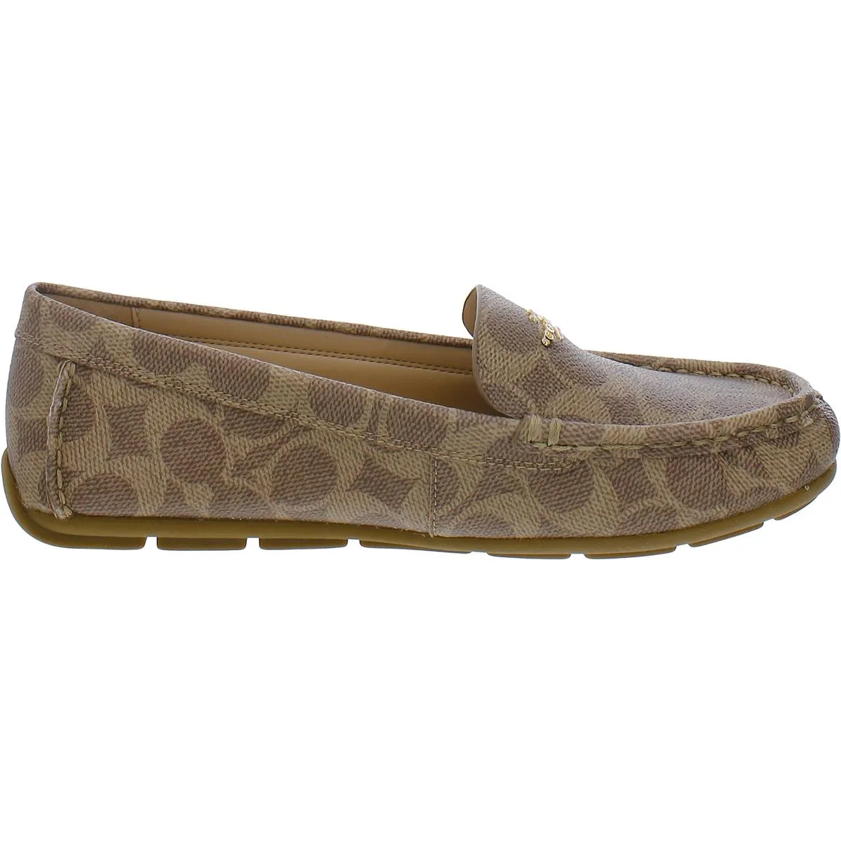 Marley Womens Suede Shearling Driving Moccasins