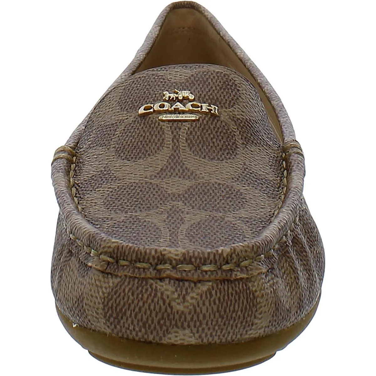 Marley Womens Suede Shearling Driving Moccasins