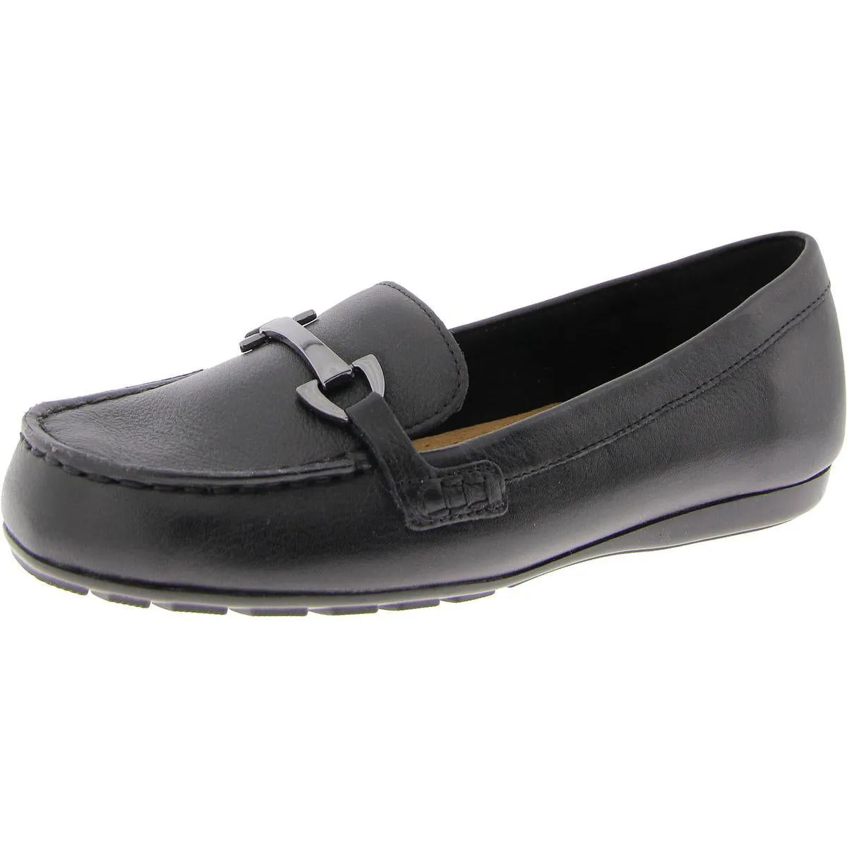 Marlie Womens Leather Slip-On Loafers