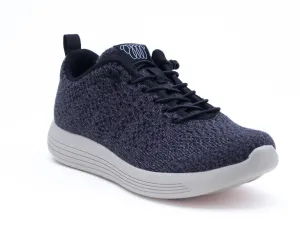 Men's Belmont Sneaker In Black Merino Wool