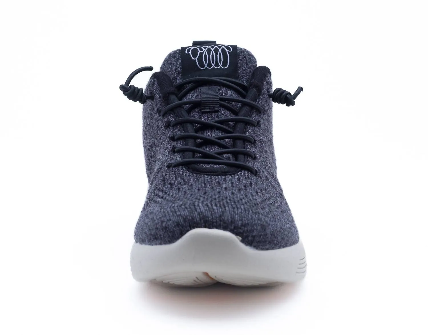 Men's Belmont Sneaker In Black Merino Wool