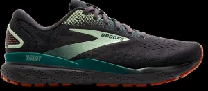 Men's Ghost 16 Running Sneakers In Blackened Pearl/june Bug/green