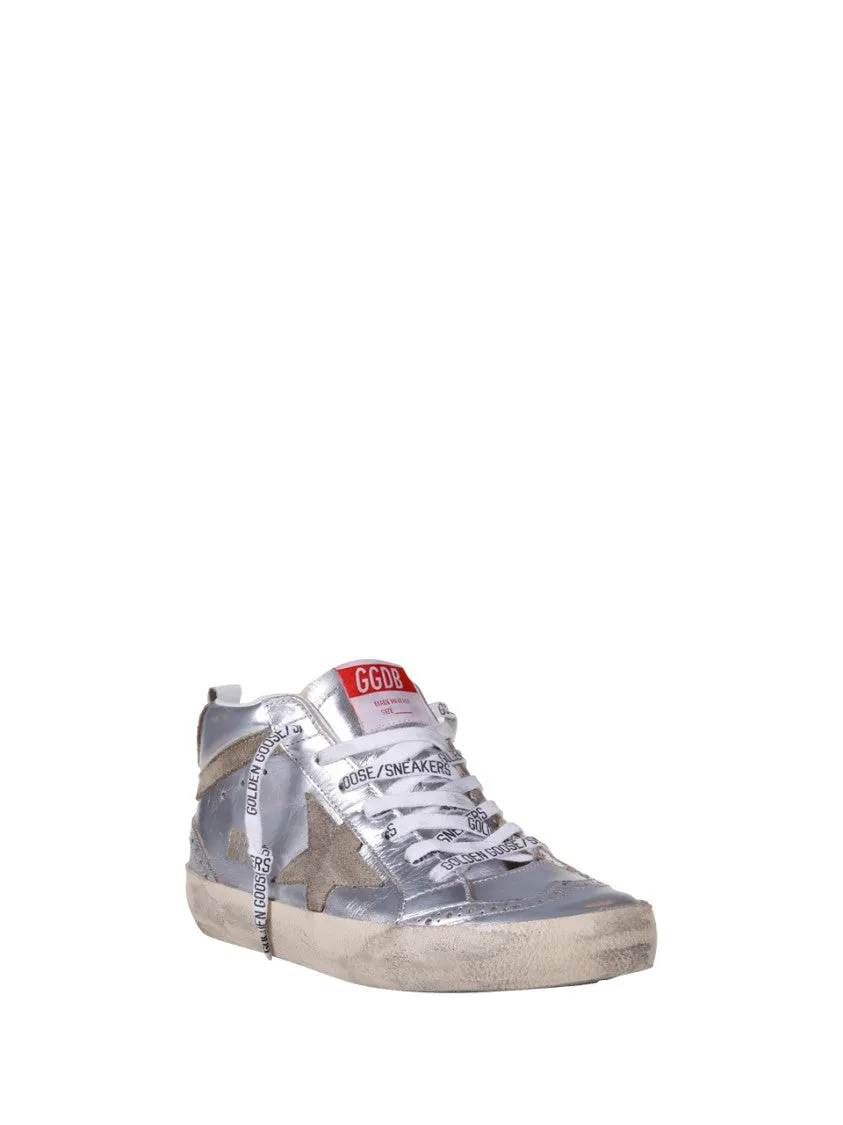 Mid Star Laminated Sneakers
