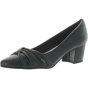 MIllie Womens Block Heel Pointed Toe Pumps