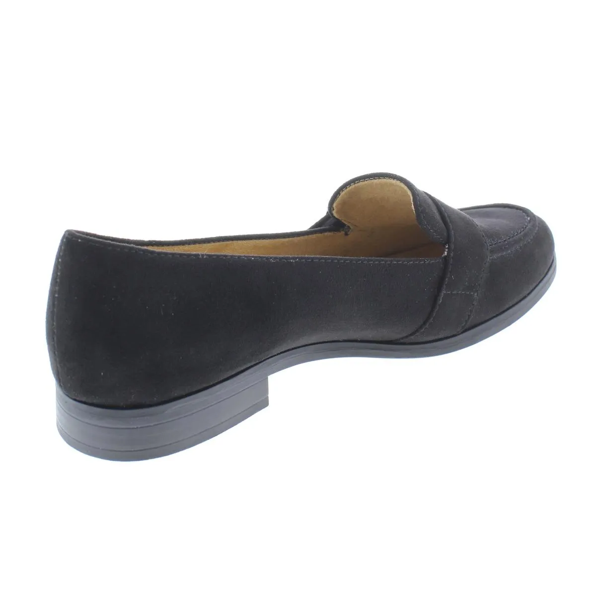 Mina Womens Faux Suede Padded Insole Fashion Loafers