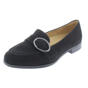 Mina Womens Faux Suede Padded Insole Fashion Loafers
