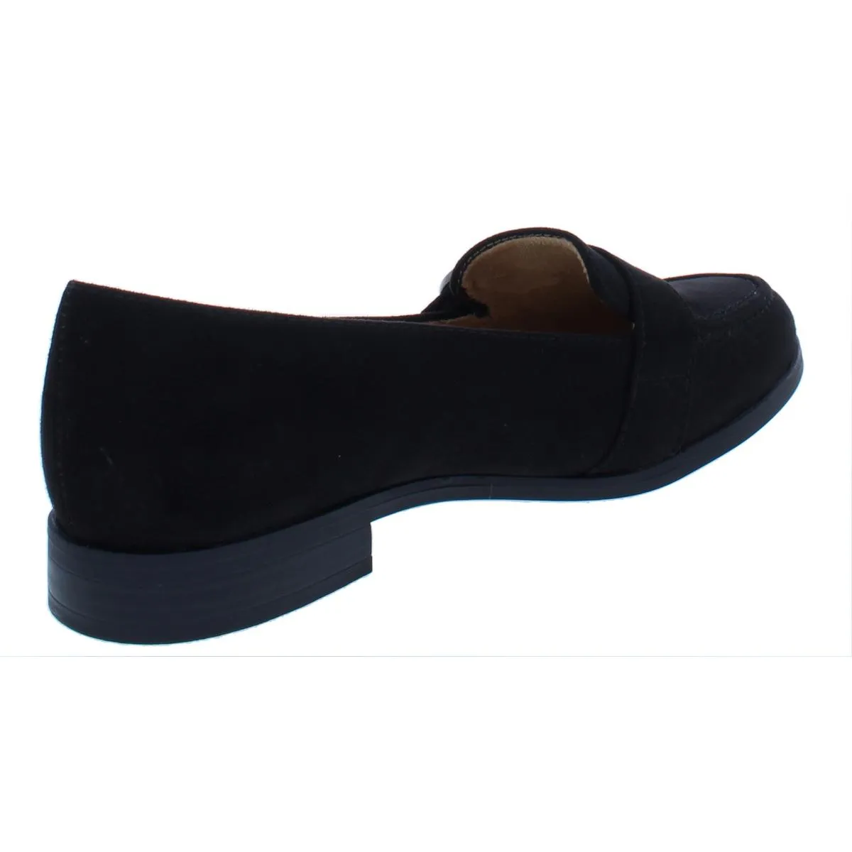 Mina Womens Faux Suede Padded Insole Fashion Loafers
