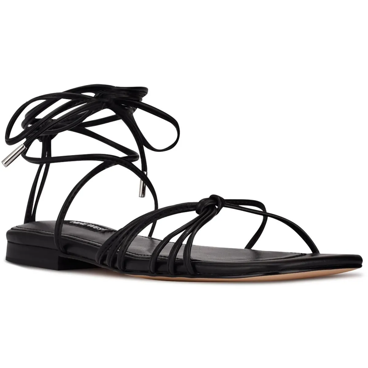 Minus 3 Womens Faux Leather Gladiator Sandals