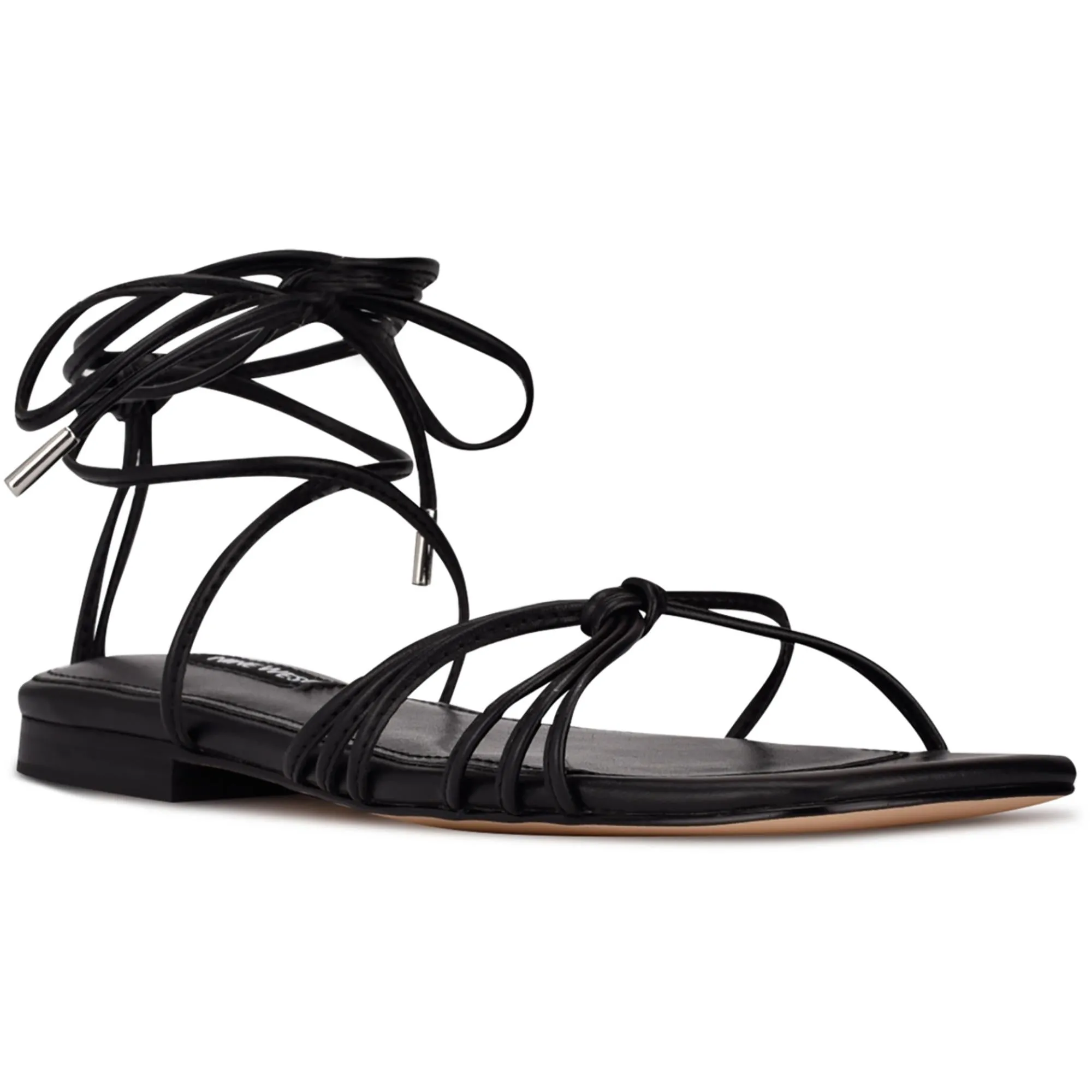 Minus 3 Womens Faux Leather Gladiator Sandals