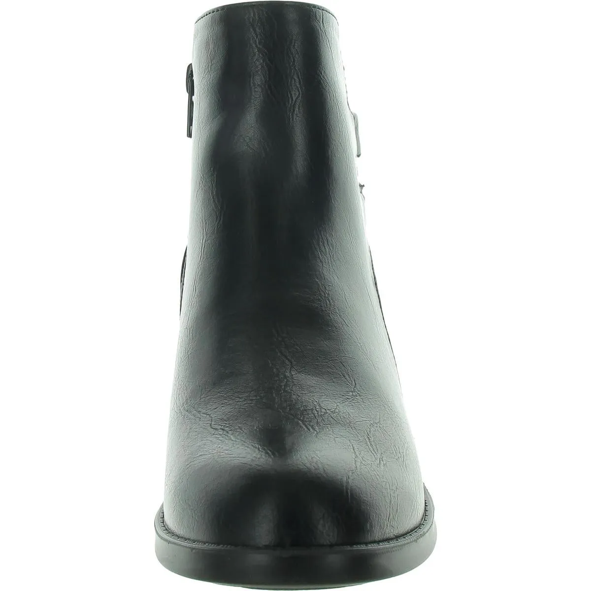 Murphy Womens Faux Leather Ankle Booties