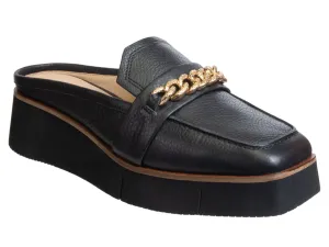 Naked Feet: ELECT in BLACK Platform Mules