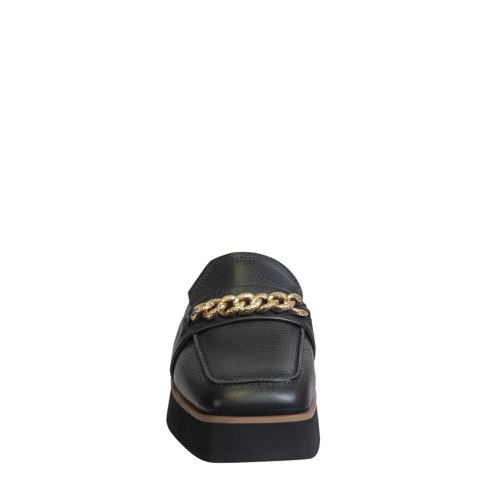 Naked Feet: ELECT in BLACK Platform Mules
