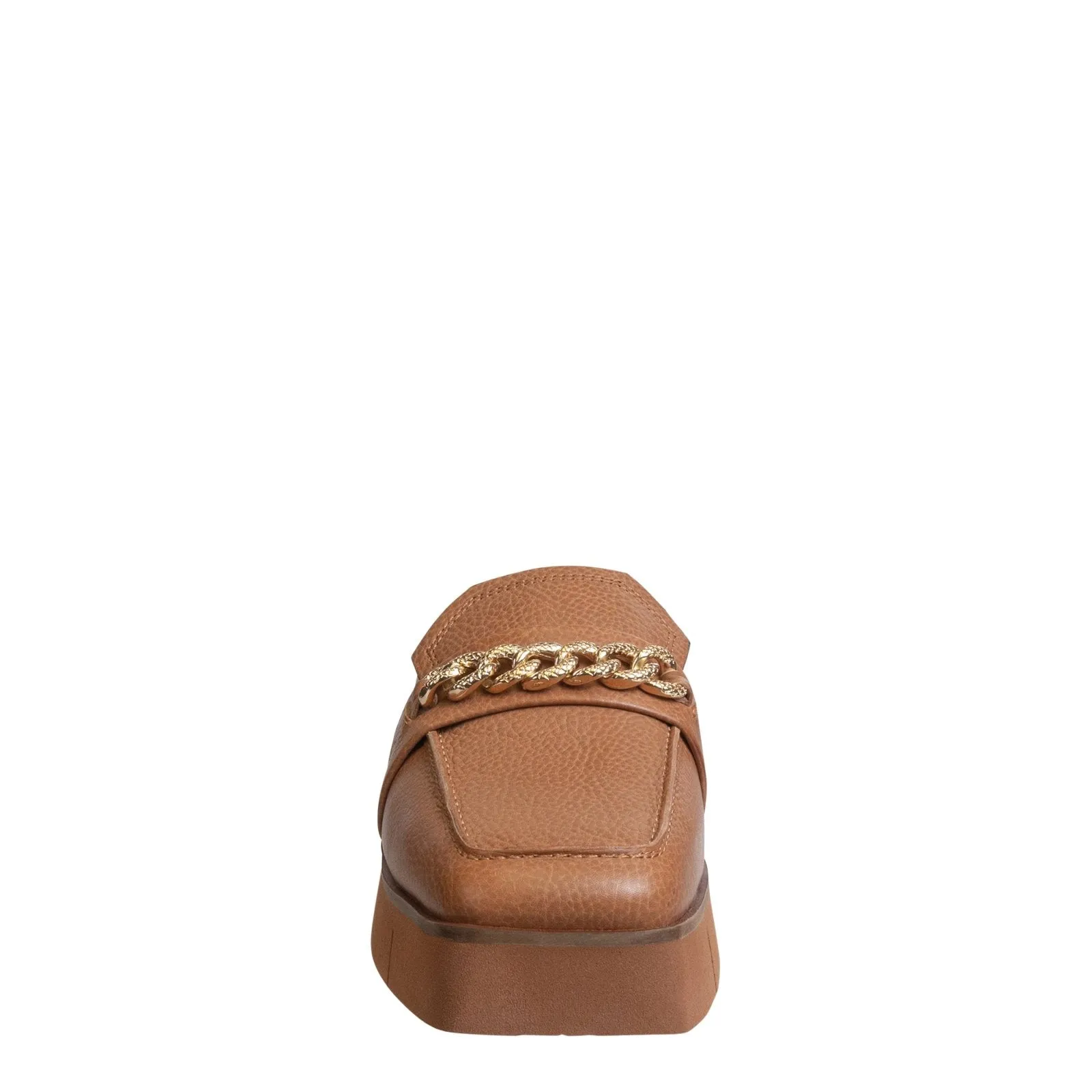NAKED FEET - ELECT in BROWN Platform Mules