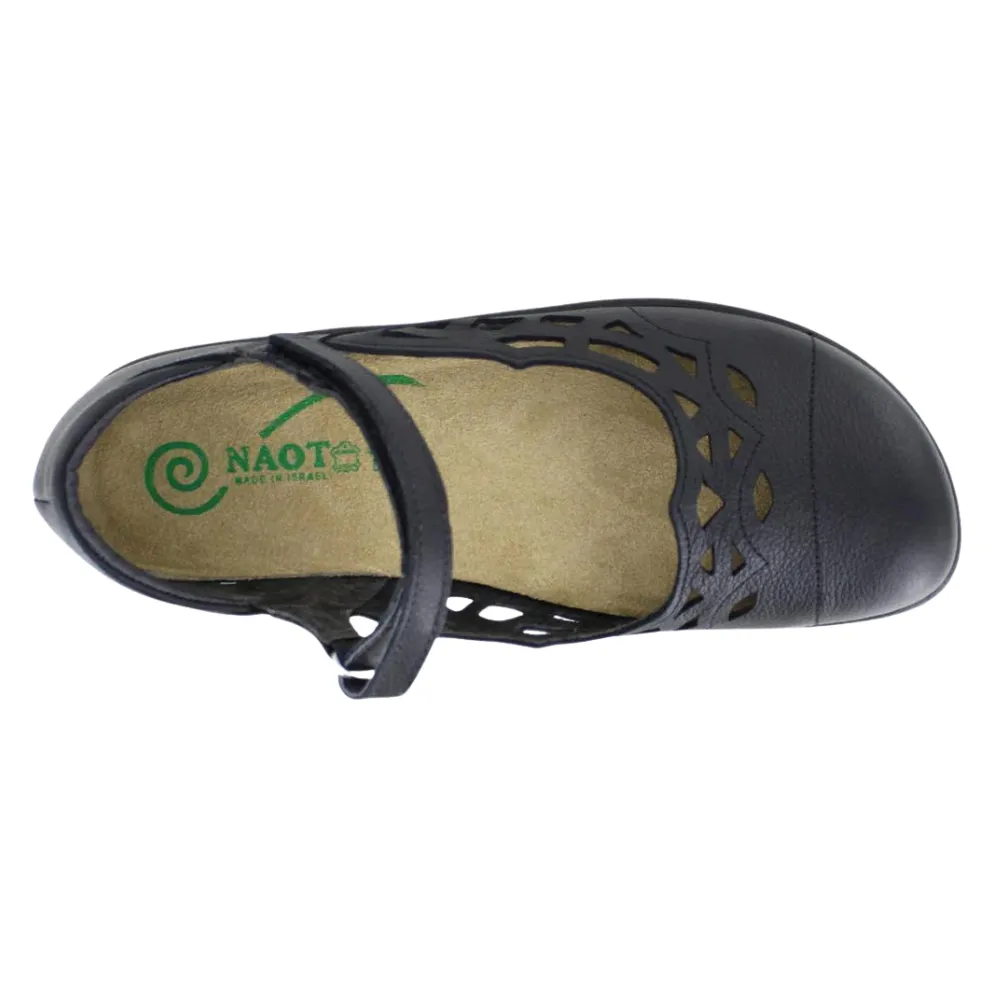 Naot Agathis Black Soft Leather Mary Jane (Women's)