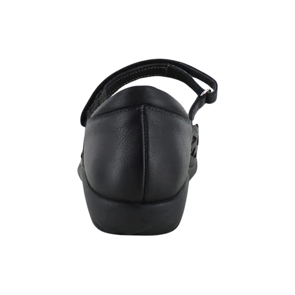 Naot Agathis Black Soft Leather Mary Jane (Women's)