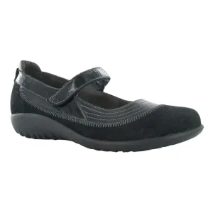 Naot Kirei Wide Black Madras Mary Jane (Women's)