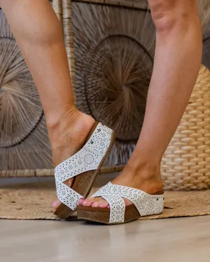 NEW! Very G Capri Sandals - White
