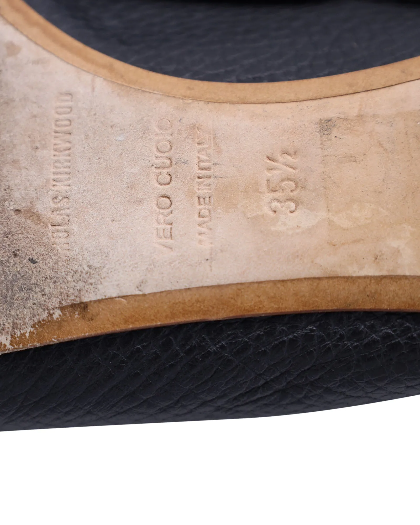 Nicholas Kirkwood Beya Pointed-Toe Loafers in Black Calfskin Leather