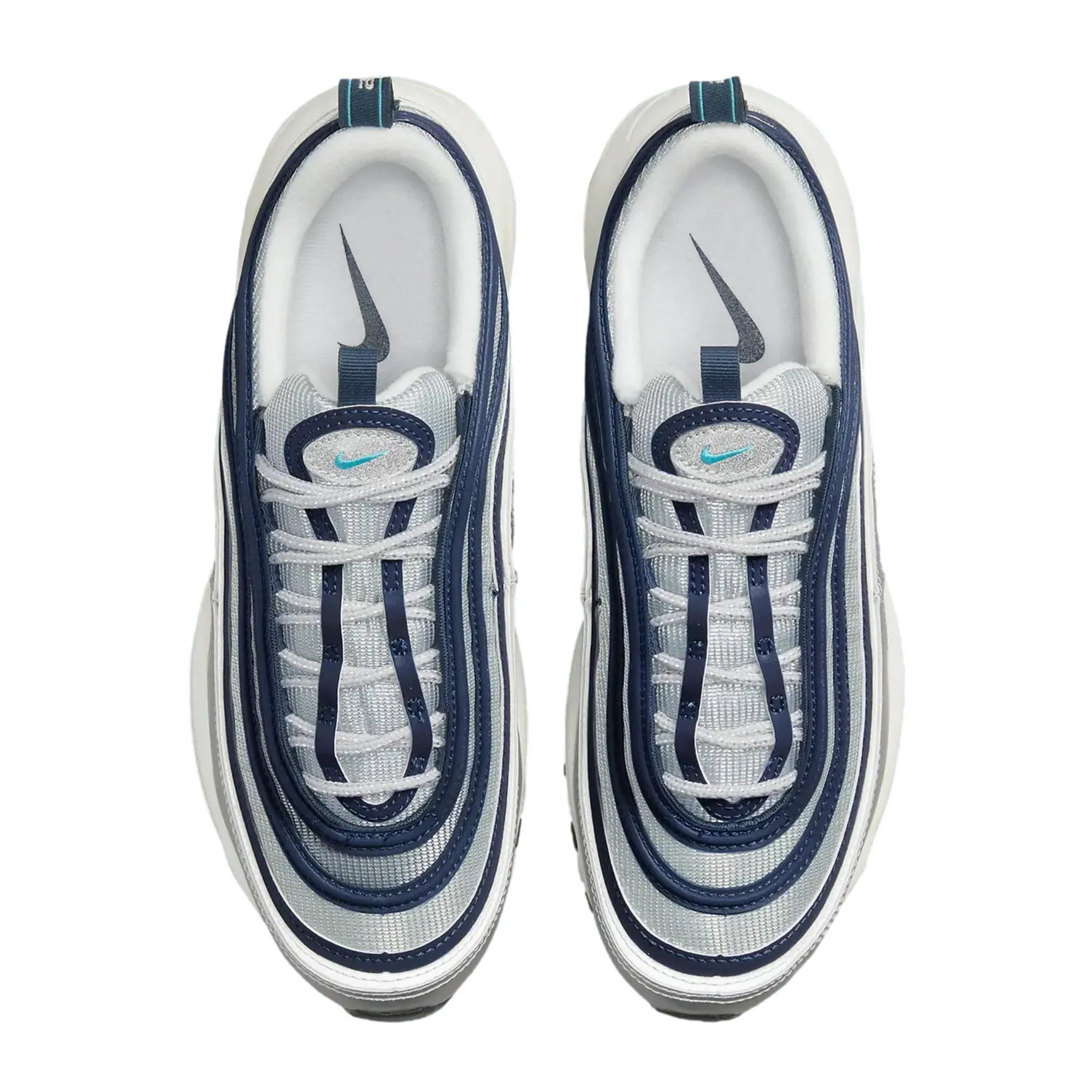 Nike Air Max 97 OG Metallic Silver/Chlorine Blue  DQ9131-001 Women's