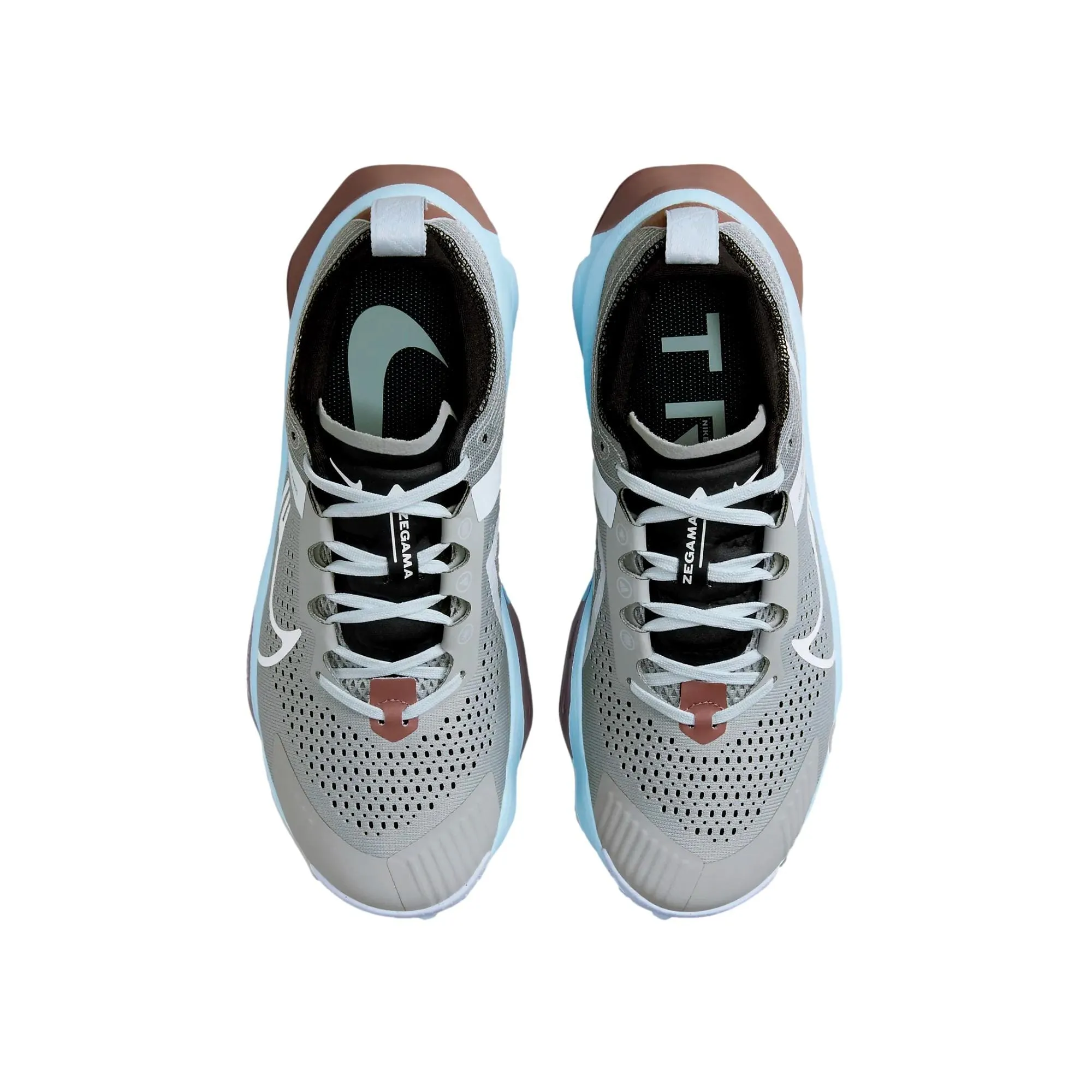 Nike ZoomX Zegama Trail Light Smoke Grey/White-Black  DH0625-005 Women's