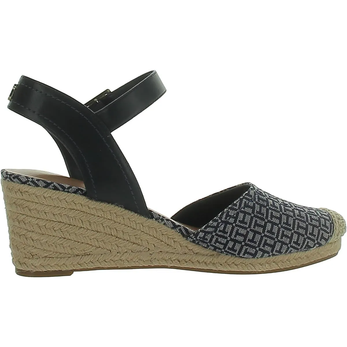 Nilsa Womens Ankle Round Toe Wedge Heels