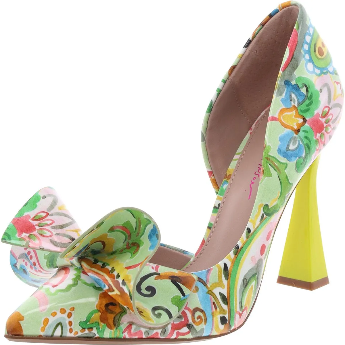 Nobble Womens Bow D'Orsay Heels