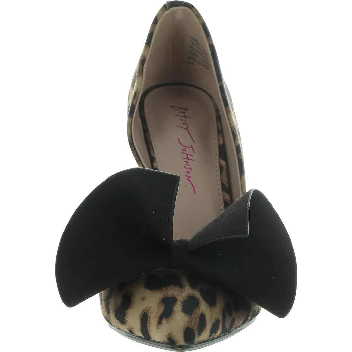Nobble Womens Bow D'Orsay Heels