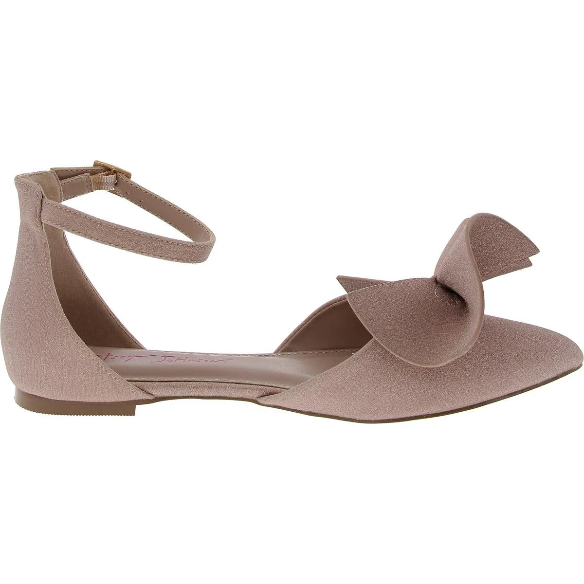 Noble Womens Glitter Man Made Ankle Strap