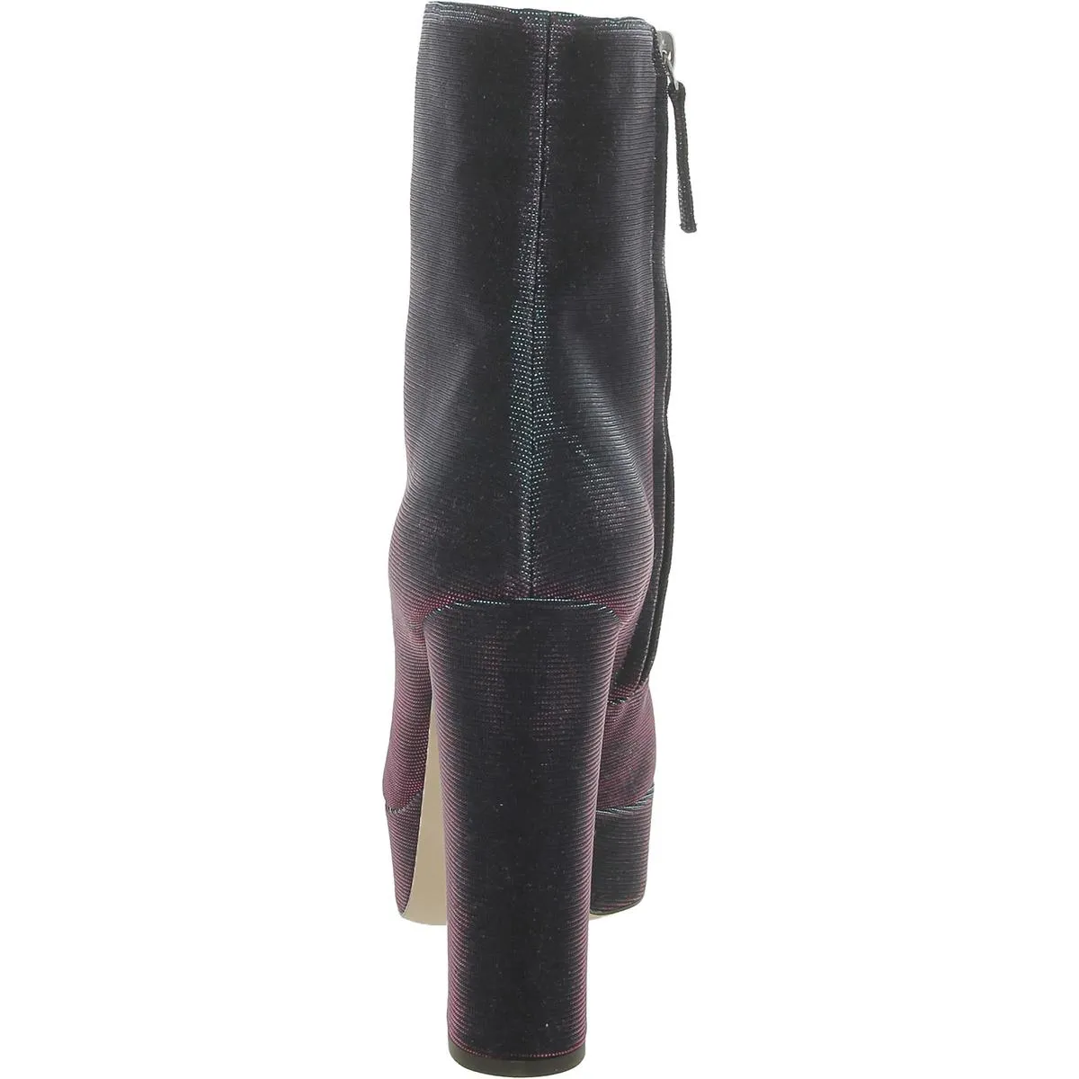 Notturna  Womens Iridescent Square Toe Mid-Calf Boots