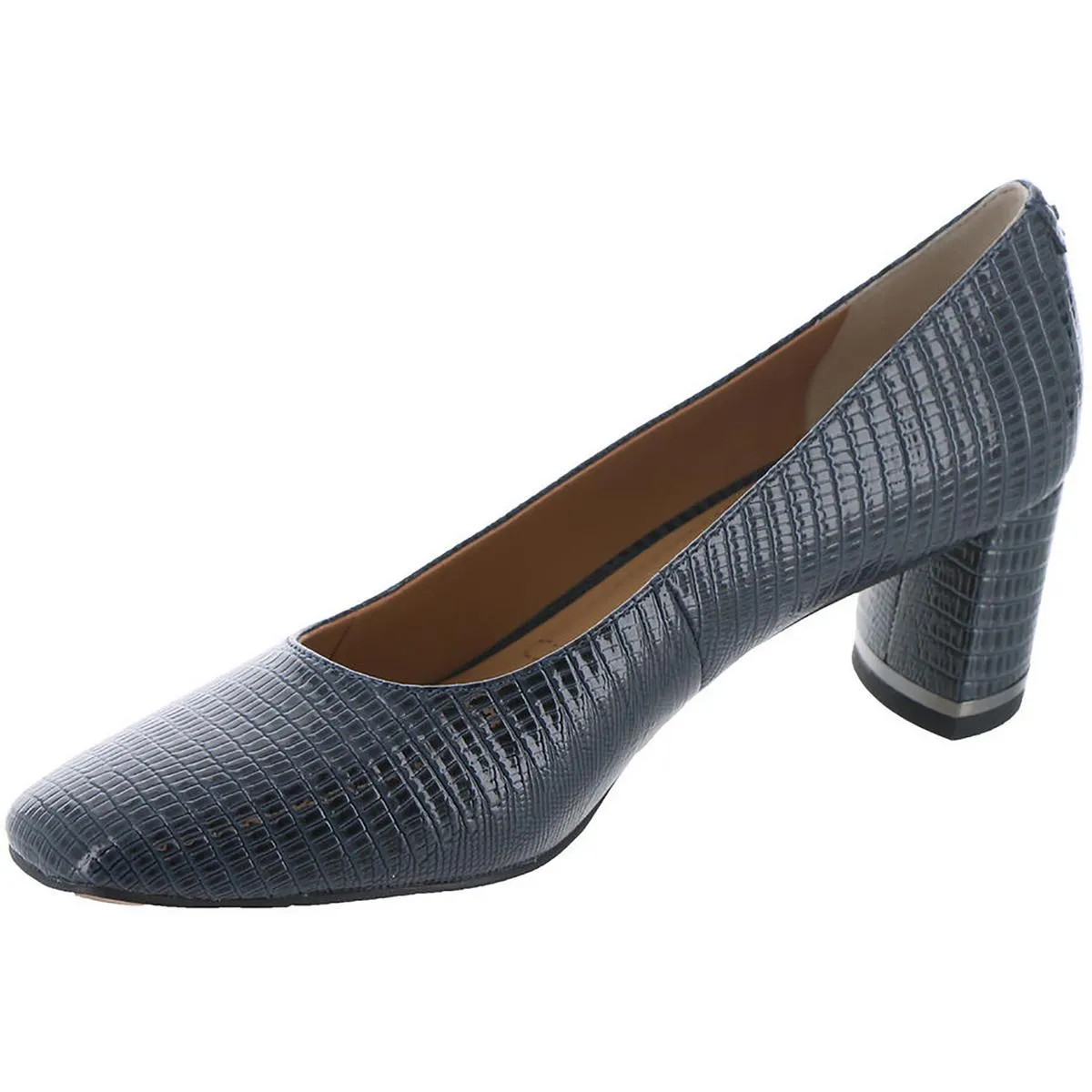 Olivienne Womens Padded Insole Square Toe Pumps