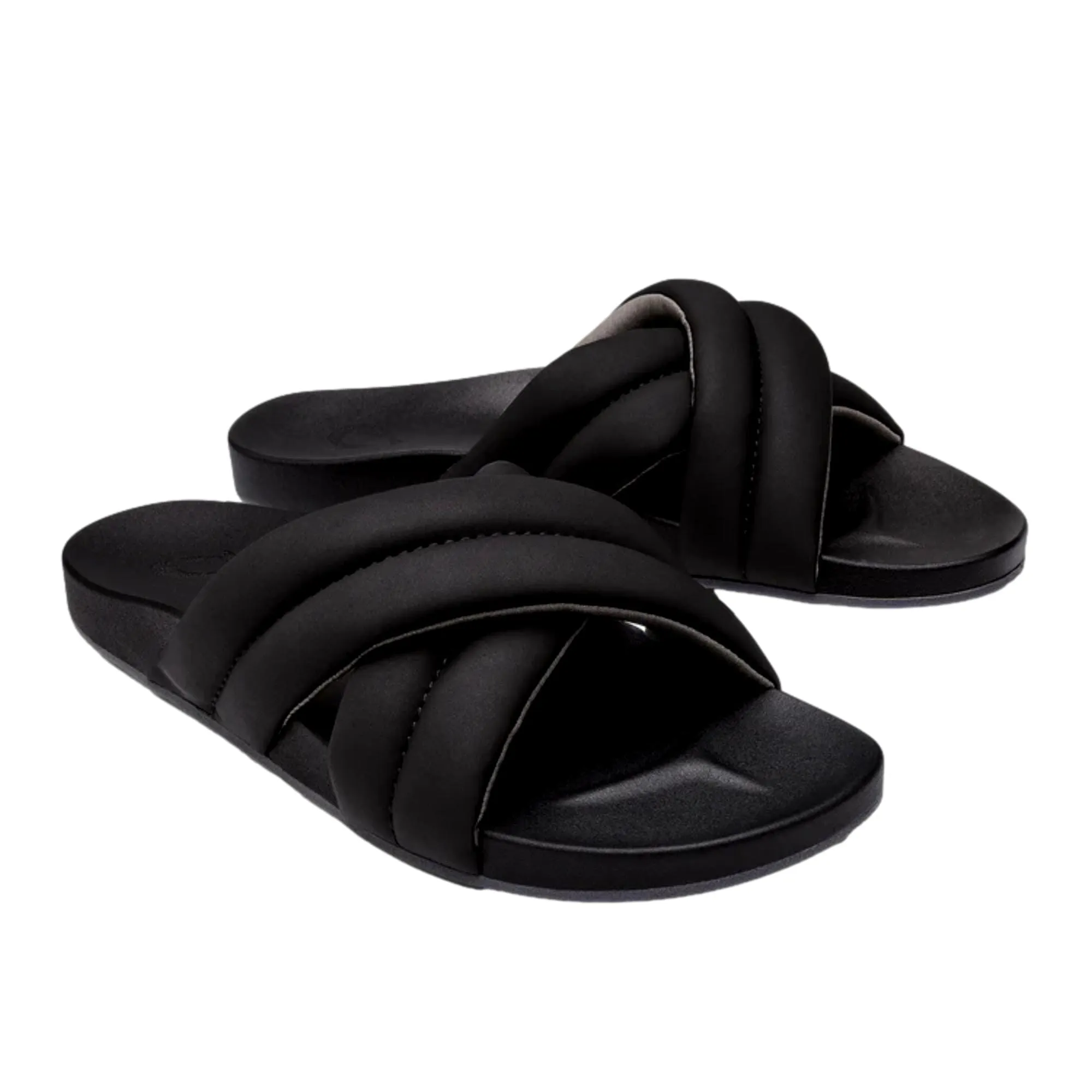 Olukai Hila Black / Black  20490-4040 Women's