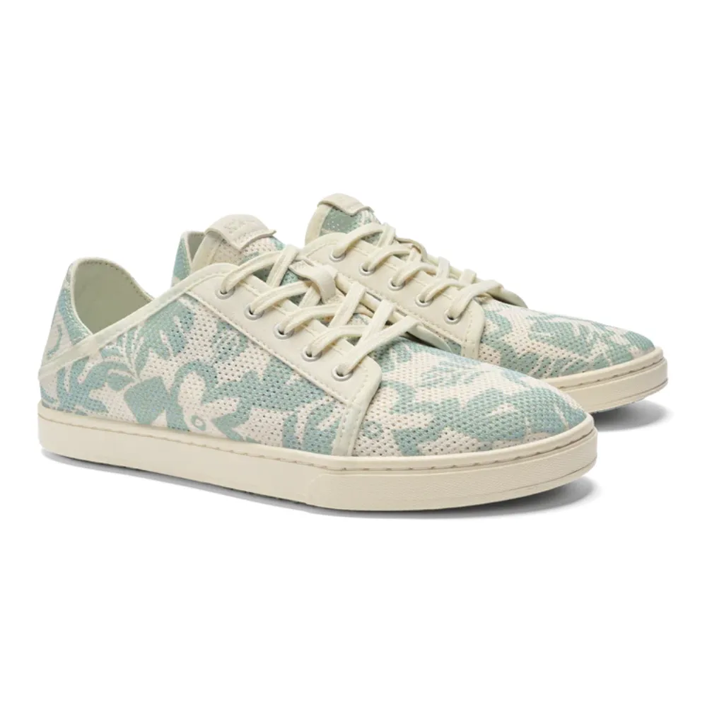 OluKai Pehuea L Mesh Lace-Up Sneaker Off White/Swell (Women's)
