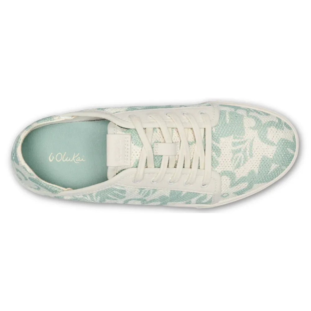 OluKai Pehuea L Mesh Lace-Up Sneaker Off White/Swell (Women's)