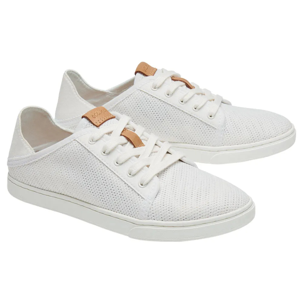 OluKai Pehuea L Mesh Lace-Up Sneaker White (Women's)
