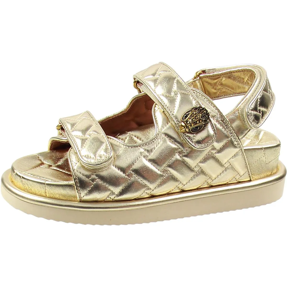 Orson Womens Knitted Strappy Wedge Sandals