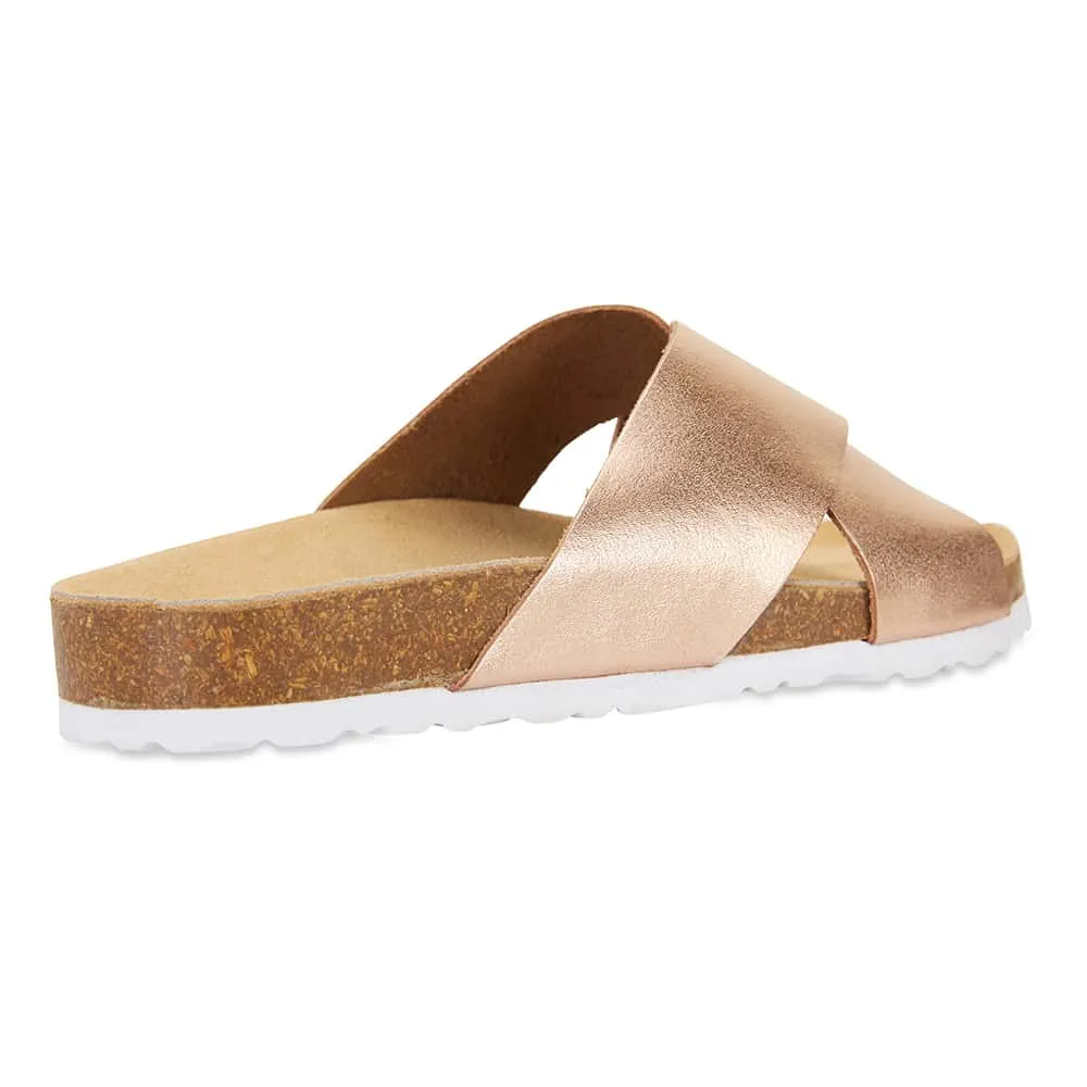 Pace Slide in Rose Gold Smooth