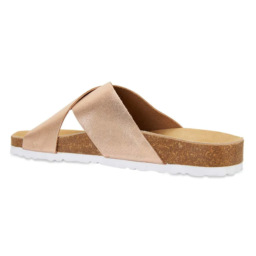 Pace Slide in Rose Gold Smooth