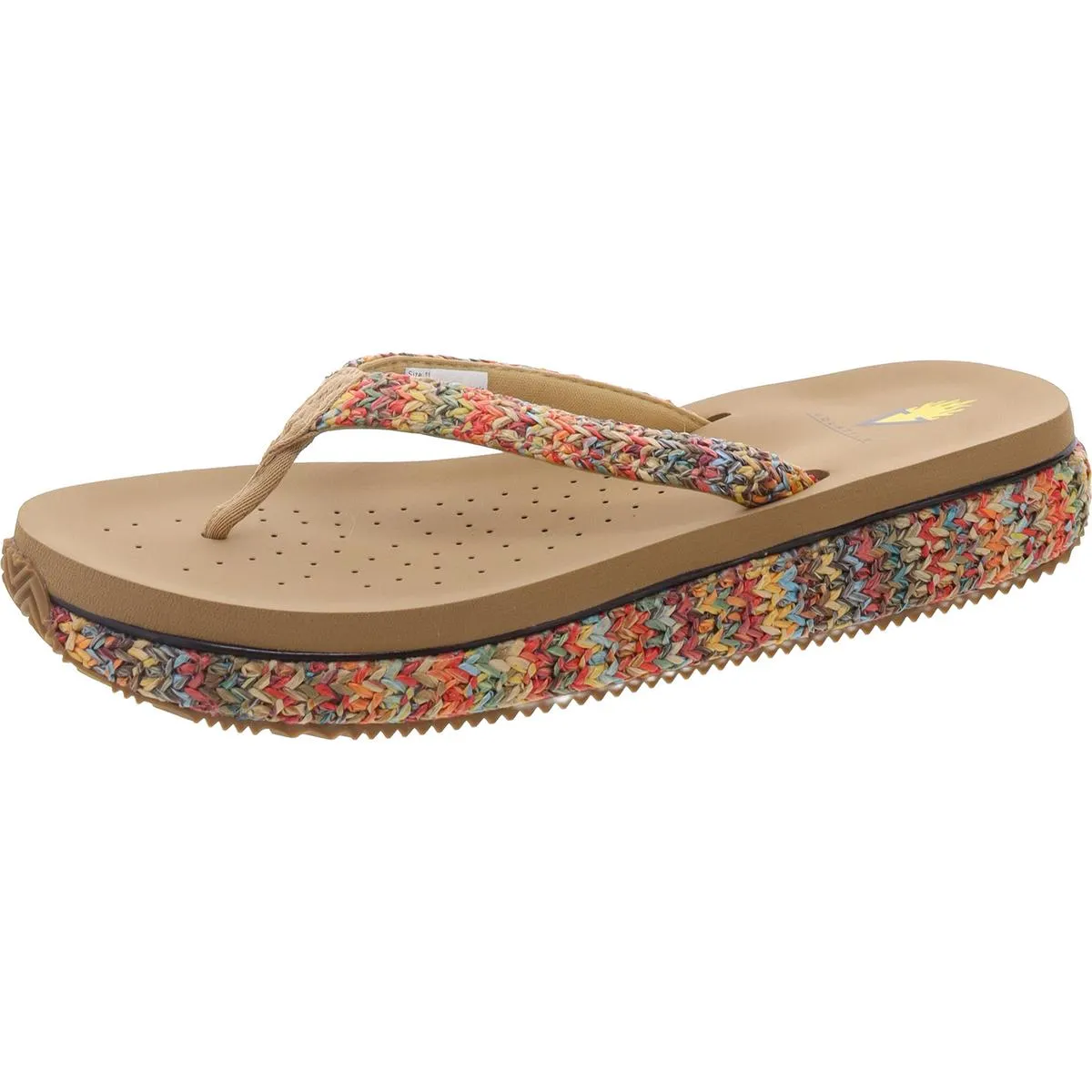 Palau  Womens Wedges Thong Platform Sandals