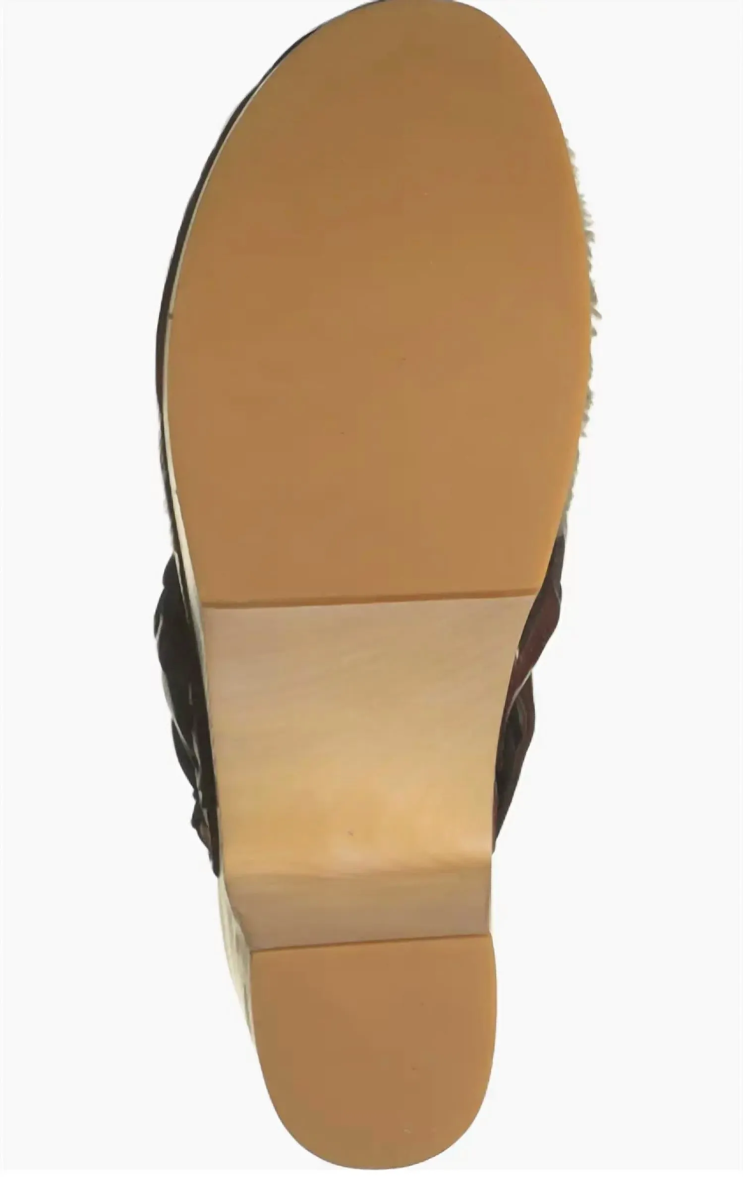 Paxton High Heel Braided Clog In Natural