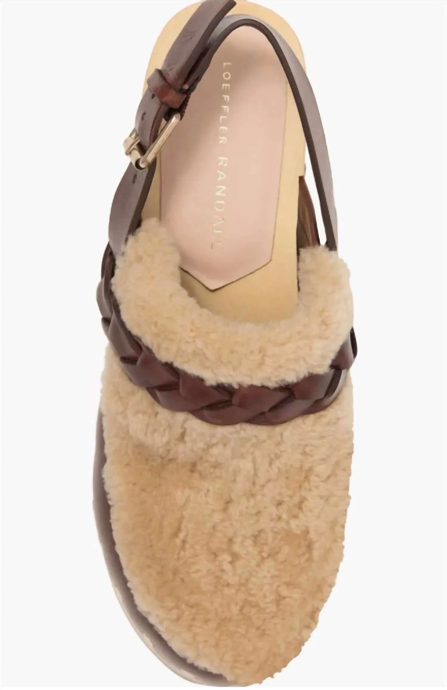 Paxton High Heel Braided Clog In Natural