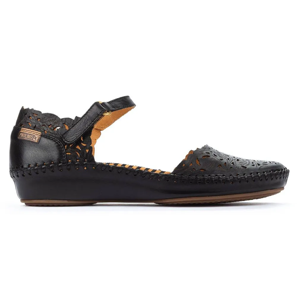 Pikolinos P. Vallarta 655-0906 Black Leather Mary Jane (Women's)