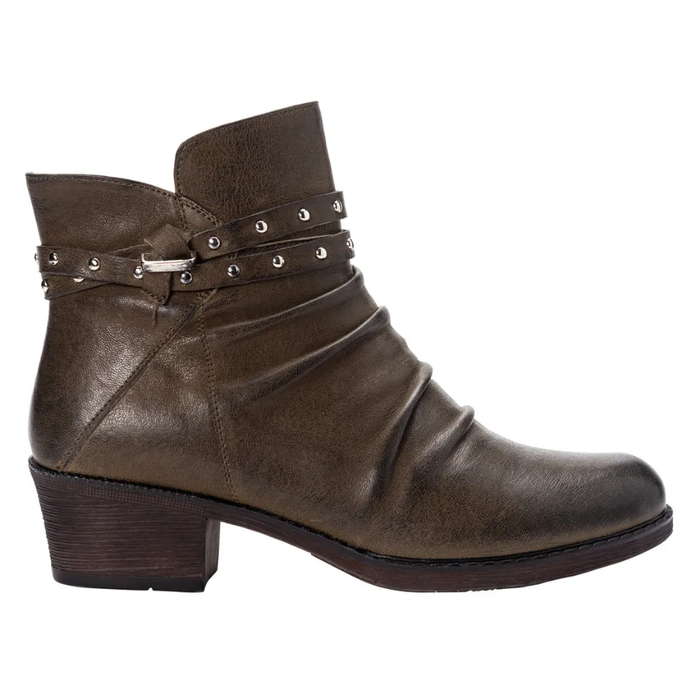 Propet Roxie Brown Leather Bootie (Women's)