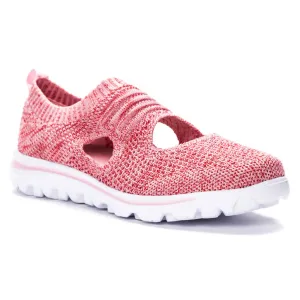 Propet TravelActiv Avid Pink/Red Slip-On (Women's)